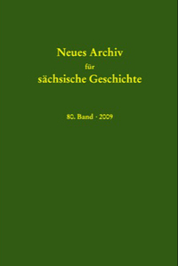 Neues Archiv für sächsische Geschichte, 80. Band (2009)