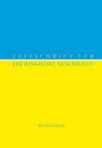 Zeitschrift für Thüringische Geschichte, Band 66 (2012)