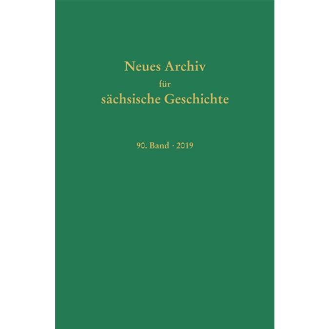 Neues Archiv für Sächsische Geschichte, 90. Band (2019)