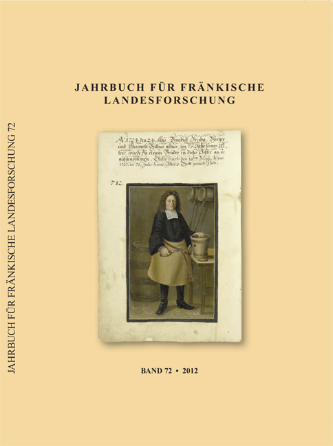 Jahrbuch für fränkische Landesforschung, Band 72 (2012)